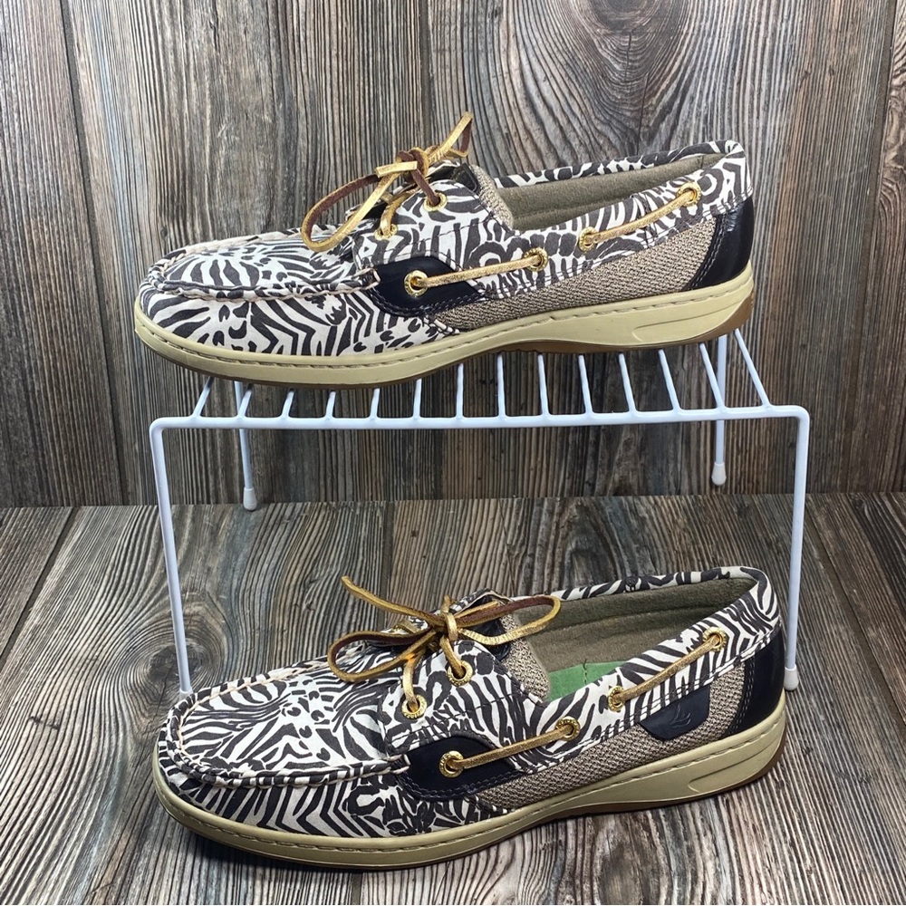Sperry Top-Siders Women's Size 8M Animal Print Boat Shoes
